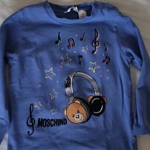 Moschino toddler boys tee size 3